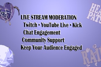 moderate your live stream and engage with your viewers