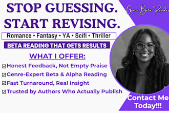 beta read romance beta reader ya novel beta reader fantasy scifi beta reader