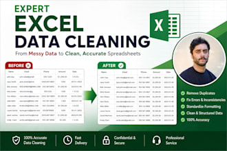 clean and organize your messy excel data for analysis cleaning, formula, lookup