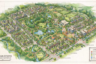 create propertymaps, site plans and master illustration