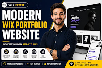 design a modern portfolio website that showcases your work and attracts clients