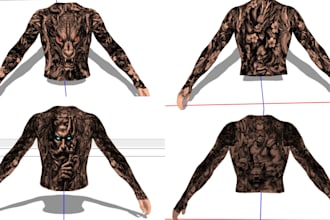 create custom full upper body tattoo for fivem characters