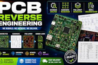 reverse engineer pcb circuit schematic gerber and bom