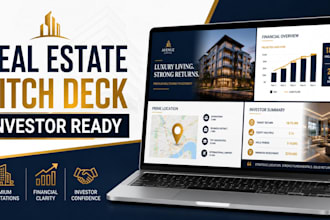 real estate pitch deck, property investment deck for investor funding