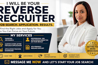 apply for jobs, job application, job search, job hunt job app by reverse recruit