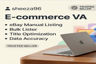 do product listing, data entry, and ecommerce virtual assistant work