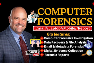 do computer forensics, data recovery, file analysis, digital evidence, report