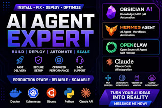 install openclaw hermes agent and fix ai deployment issues