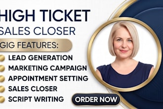 be your b2b sales representative high ticket closer salesperson id cold caller