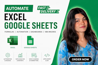 automate excel with vba, formulas, and dashboards