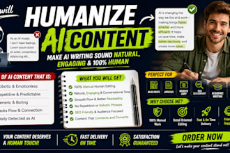 humanize ai content and edit chatgpt writing naturally