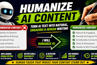 humanize ai content and rewrite ai text