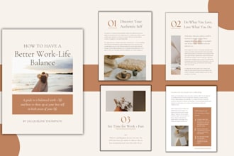 do ebook design, pdf lead magnet, workbook, lead magnet, guides and fillable PDF