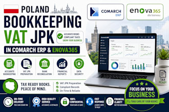 provide poland bookkeeping vat jpk in comarch erp and enova365