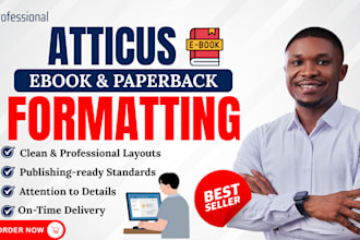 atticus book formatting for amazon KDP, kindle ebook formatting, paperback