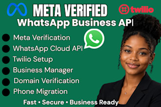 verify meta business account whatsapp API twilio whatsapp cloud API setup