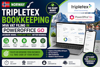 manage norway tripletex bookkeeping and prepare mva vat in poweroffice go
