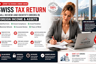 review and identify errors in swiss tax return foreign income and assets