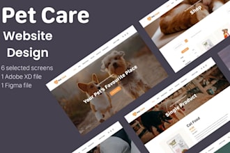 build wix pet care website veterinary, pet groomer, and pet sitting website