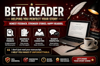 beta read critique romance beta reader fantasy beta reader ya beta reader horror
