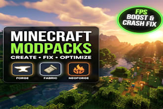 create fix optimize minecraft modpacks convert forge to fabric minecraft map mod