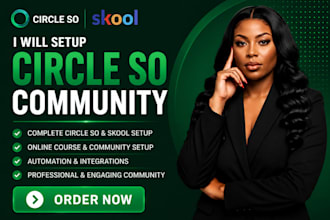 setup circle so skool online course community circle skool community circle so