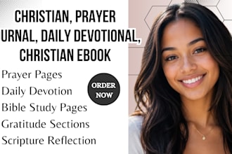 create christian prayer journal, daily devotional, christian ebook