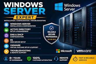 install configure and troubleshoot windows server
