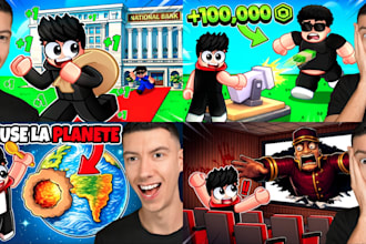 make amazing roblox thumbnails for youtube and games