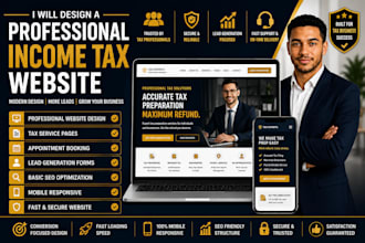 design income tax website finance accounting website design tax leads loan desig