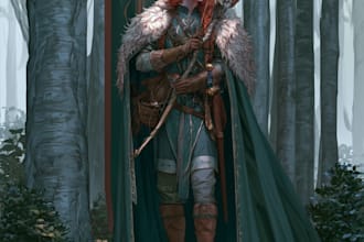 draw your dnd character portrait