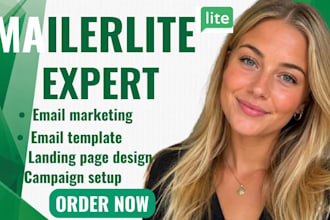 design mailerlite landing page email automation mailerlite email campaign