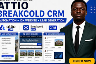set up attio breakcold CRM, zende intergration automation CRM