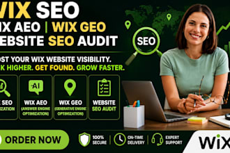 do wix website seo audit  wix aeo wix geo with schema markup