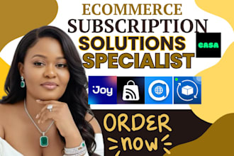 setup subscriptions joy seal recurpay kaching appstle loop recharge super casa