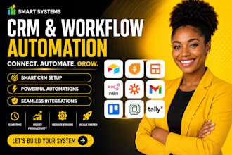 build airtable freshsales streak crm n8n zapier gmail trello jobber tally email