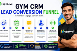 build your gohighlevel CRM for gym and fitness studio management