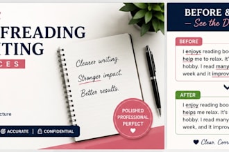 proofread and edit your documents professionally