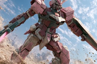do retro mecha or scifi gundam art