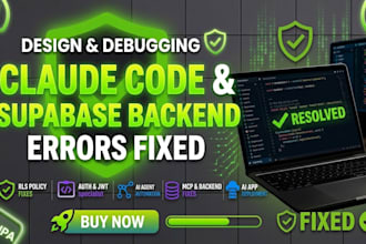 fix claude code, supabase rls policy, auth, jwt, mcp and ai app backend errors
