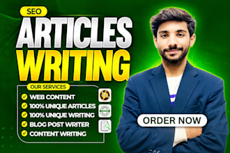 do SEO article writing and web content