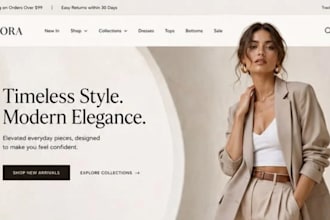 clothing store shopify fashion clothing website luxury