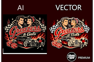 transform ai art into clean, scalable, print ready vector graphics