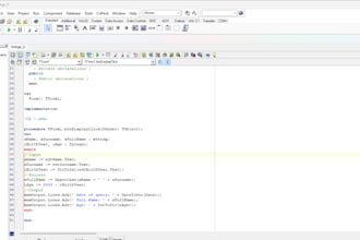 be your expert delphi programmer for software development