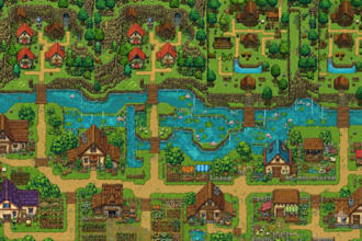 create 4x4,8x8,16x16,32x32,64x64 pixel art tileset and game map for your game