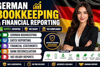 do german bookkeeping financial statement and datev reporting for tax compliance