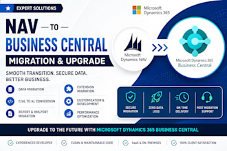 migrate microsoft dynamics nav to dynamics 365 business central professionally