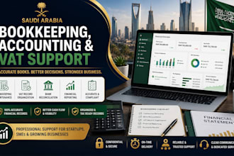 provide saudi arabia bookkeeping accounting and vat support