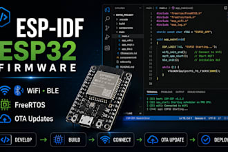 develop esp idf firmware for esp32 wifi bluetooth iot projects