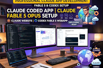 claude coded app claude fable 5 opus setup claude website codex fable 5 webapp